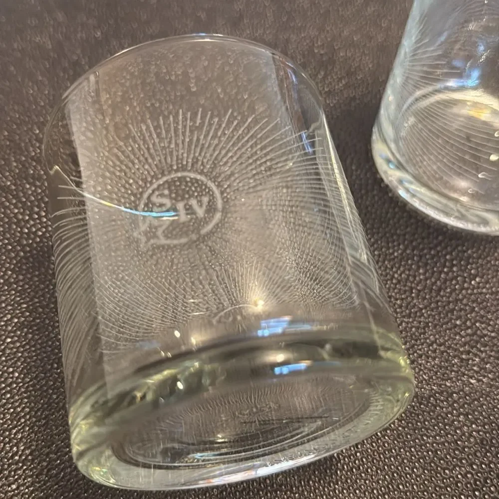 Makers Mark Whiskey Glasses set of two
